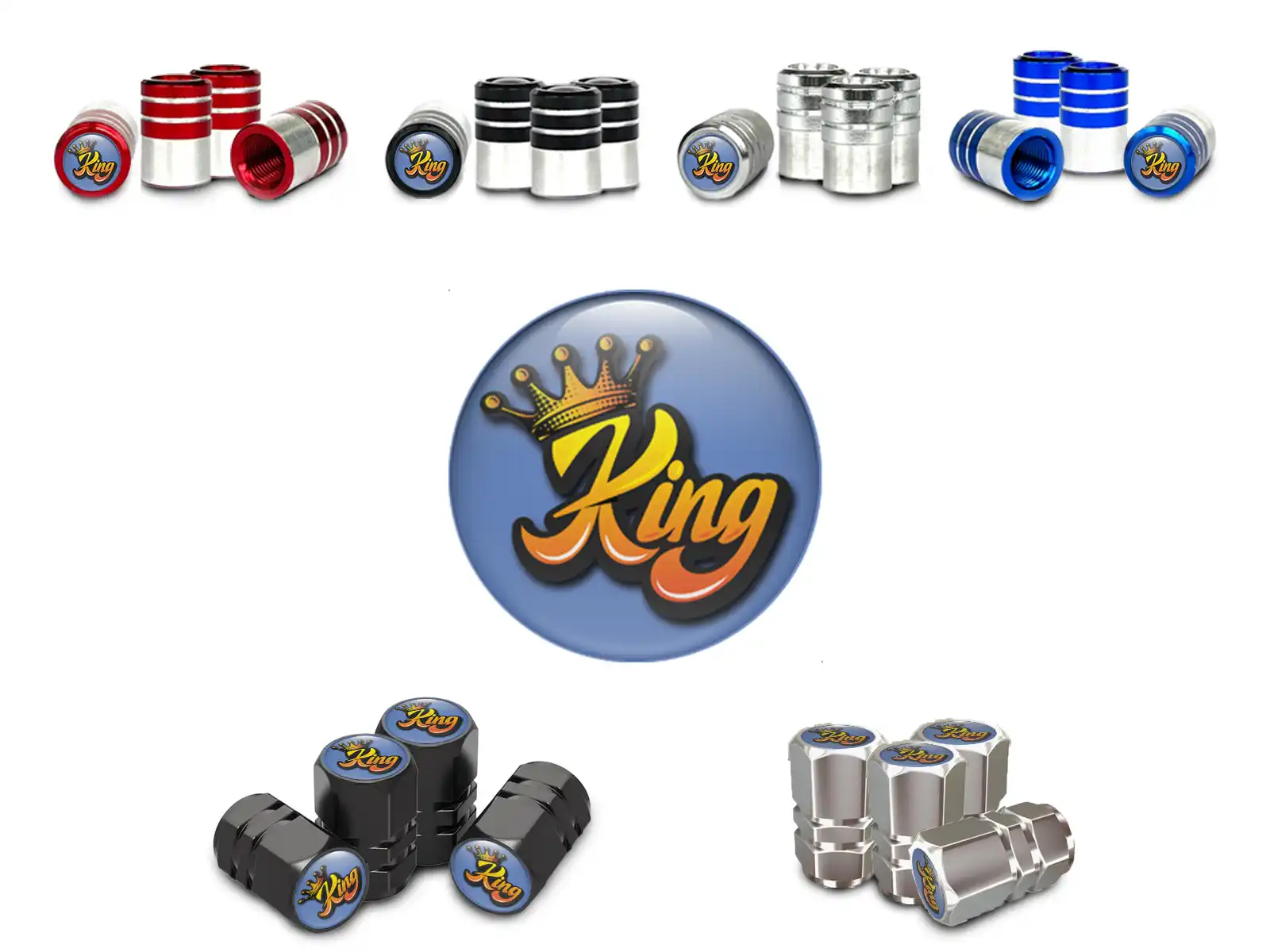 Tyre Valve Covers for Trucks Alloy Edition